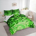 thumbnail image 3 of Castle Fairy Pixelated Blocks Miners Twin Bedding Sets,Futuristic Bedding Comforter Set, 3 of 8