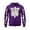 Purple, variant on JIAYUE Men Halloween Sweatshirt Skeleton Graphic Print Baggy Pullover Hoodies for Fall Holiday Daily Activities