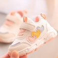 thumbnail image 2 of Otqutp Children Breathable Sneakers Toddler Sneakers Children's Sports Mesh Shoes Unisex Cartoon Heart Decoration for Baby 3 To 18 Months, 2 of 4
