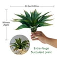 thumbnail image 4 of TETOU Succulents Plants Artificial Aloe Plant 12.5" Large Unpotted Real Fake Succulents Home Greenery Decor, 4 of 8