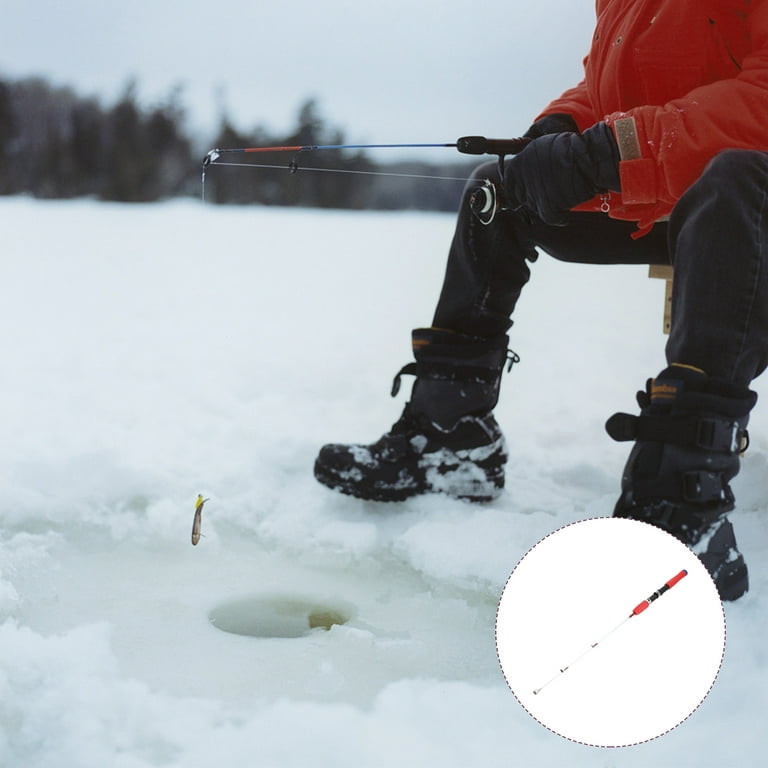 Ice Fishing Rod Tools for Kids 3 Pc Insert Accessories Sound Short  Equipment Child 