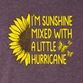 thumbnail image 5 of Wild Bobby, I'm Sunshine Mixed With A Little Hurricane , Inspirational/Christian, Men Premium Tri Blend Tee, Vintage Purple, X-Large, 5 of 5