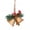 Golden, variant on Festive Bell with Pine Cone Design Christmas Bells Decoration 1/4pcs Christmas Bells with Pine Cone Design Easy Installation Hanging Decor for Doors