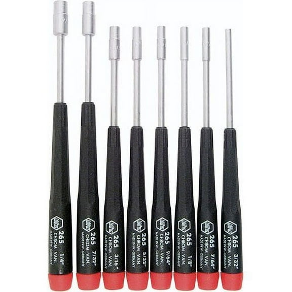 Wiha 26591 Precision Inch Nut Driver Set, 8 Piece - 26591