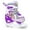 Purple, variant on Girls Ice Skates for Kids 4 Size Adjustable Rainbow Ice Skate with Fleece Lining for Outdoor & Rink