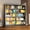 Black, variant on JHYKFG 71" Tall White 5-Tier Metal Bookshelf with Adjustable Shelves, Tool-Free Assembly Bookcase for Living Room Home Office Library Study