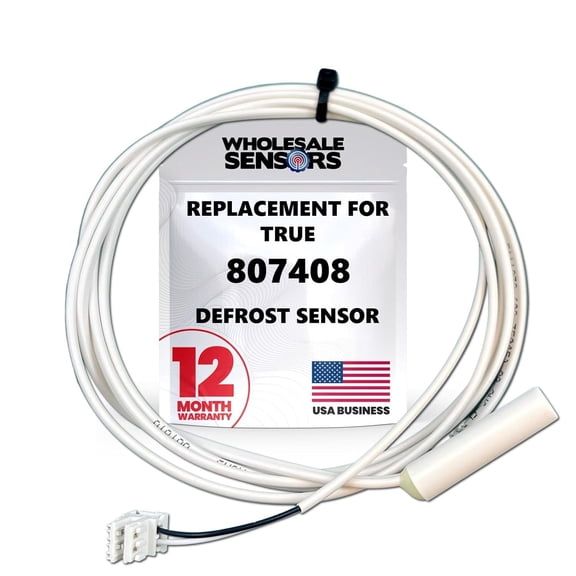 Replacement True 807408 2-Pole Defrost Sensor 59" 12 Month Warranty