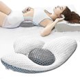 thumbnail image 2 of Memory Foam Pillow For Lower Back Pain Orthopedic Lumbar Support, 2 of 4