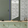 thumbnail image 6 of Ambesonne Cartoon Peel & Stick Wallpaper for Home, Town Houses in Muted Tones, 13"x36", Pale Eggshell and White, 6 of 6