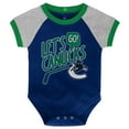 thumbnail image 2 of Outerstuff Newborn Vancouver Canucks Let's Go Team Creeper, Bib & Booties Set, 2 of 6