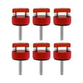 thumbnail image 3 of 6 tornillos de mariposa con diseño circular en forma de D de repuesto para Jt Jku Rojo, 3 of 8