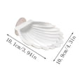thumbnail image 3 of Seashell Fish Rest Bed, Aquarium Leaf Pad with Suction Cup for Betta Fish, Shrimp and Natural Fish Tank Ornament Decoration, 3 of 5