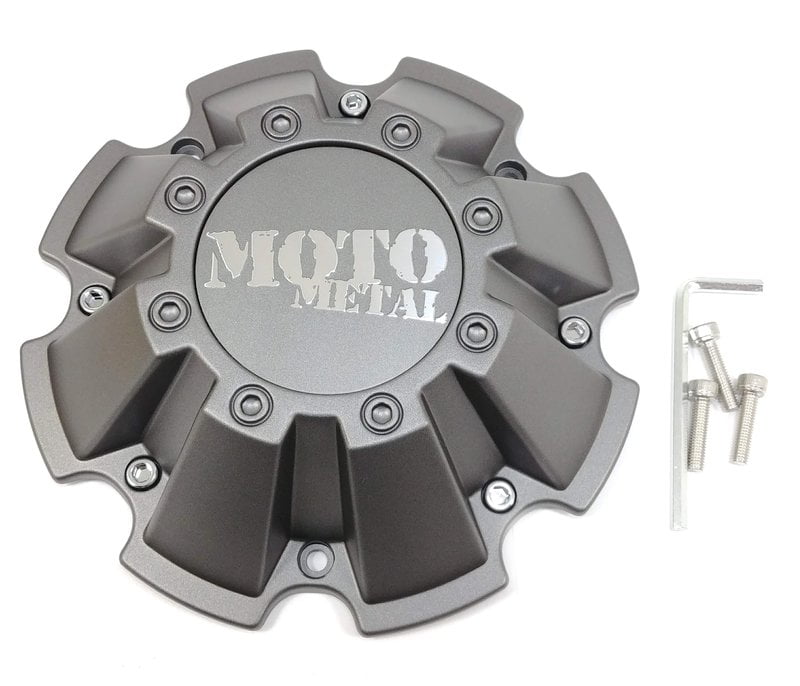 Moto Metals Silver Wheel Center Hub Cap Sprocket 6 Lug for MO977