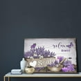 thumbnail image 6 of Farmhouse Bathroom Decor Wall Art Purple Lavender Picture Wall Decor Relax Soak Unwind Bathroom Sign Canvas Painting Prints Artwork Home Decorations Framed for Bedroom 12inx16in, 6 of 6