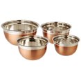 thumbnail image 1 of Juego De Tazones Para Mezclar Excelsteel 1.5Qt+2.5Qt+3Qt+5Qt Cobre Acero Inoxidable, 1 of 4