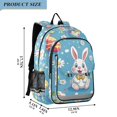 thumbnail image 2 of FORMRS School Backpack 17" Student Travel Bag with Laptop Compartment, Easter Bunny Pattern, 2 of 7