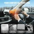 thumbnail image 3 of Portable Car Heater for Vehicle, 12V Car Defroster Windshield Heater, Plug-in Fast Heating Windshield Defogger Fan with Rotatable Base for RV SUV Trucks, 3 of 7