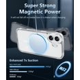 thumbnail image 3 of for iPhone 16 Pro-Max Case: Magnetic Military Grade Drop Protection Anti Yellowing Cell Phone Cover - Rugged Shockproof Protective Bumper Transparent Cases(Clear),Clear, 3 of 5