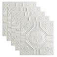 thumbnail image 1 of Great Lakes Tin Rochester Gloss White 2ft x 2ft Lay In Ceiling Tiles (5 Pack), 1 of 6