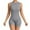 Grey, variant on Afdoent Leggings For Women Ladies Seamless Solid Color Jumpsuits Back Cutout Bodycon Yoga Rompers Workout Yoga Leggings For Women