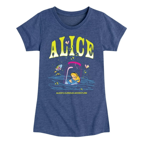 Alice in Wonderland - Alice In Bottle - Toddler & Youth Girls Short Sleeve Graphic T-Shirt