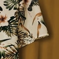 thumbnail image 5 of MEICHEN Pajamas for Women Set Women Short Sleeved Summer Cardigan Loose Comfortable Medium Elderly Shirt Trousers Two Piece Suit Women's Essentials Fashion Sleepwear, 5 of 7