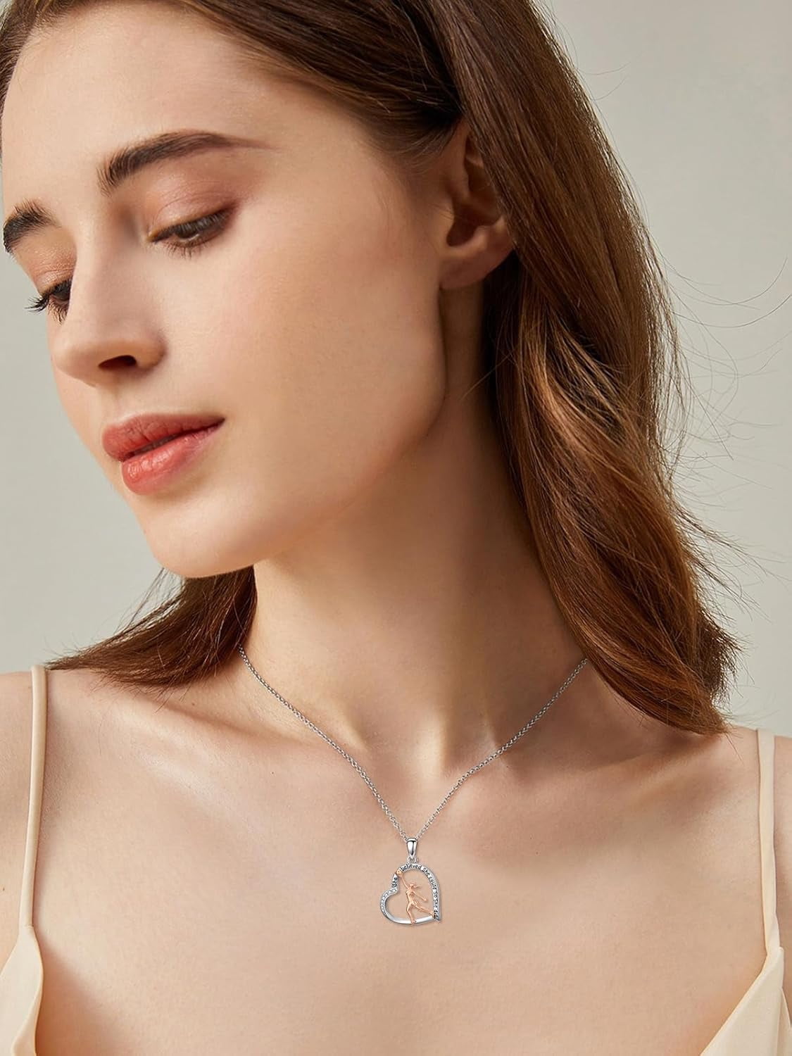 Basketball Necklace 925 Sterling Silver Basketball Heart Pendant Necklace Jewelry Gifts for Sports Lovers
