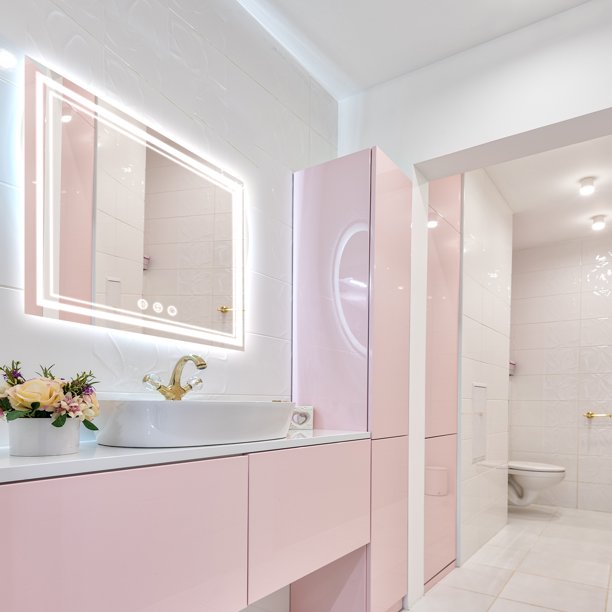 32 x 40 Inch LED Mirror Backlight Bathroom Large Vanity Mirror Dimmable