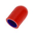 thumbnail image 1 of Ofertas únicas 1 Pcs 30mm de longitud 20mm/0.79" ID tapa de extremo de manguera de silicona de goma roja azul para automóvil tapa de bloqueo reforzada de silicona para tubo de derivación universal, 1 of 7