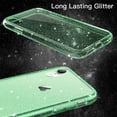 thumbnail image 3 of JETech Glitter Case for iPhone XR, 6.1-Inch, Bling Sparkle Shockproof Phone Bumper Cover, Cute Sparkly for Women and Girls (Green), 3 of 7