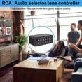 thumbnail image 4 of Distribuidor de Audio 5 Canales Mezclador EstéReo 1 Entrada Salidas Divisor para Amplificador Potencia Activo, 4 of 5