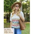 thumbnail image 4 of Zeagoo Womens Short Sleeve Sweaters Soft Casual V Neck Pullover Tops Lightweight Knit Sweater Blouse, 4 of 6