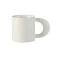thumbnail image 1 of Matsuzay Taza de café de cerámica reutilizable para el hogar, oficina, dormitorio, bebida, té de la leche, taza de desayuno, reutilizable con asa, para Teteras Beige Matsuzay HA081206-05, 1 of 6
