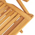 thumbnail image 3 of vidaXL 5 Piece Garden Dining Set Solid Wood Teak, 3 of 5