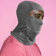 thumbnail image 4 of Riforla Casquette de Sport Cyclisme Extérieur - Protection contre le Vent et le Soleil pour Course, Randonnée et Voyage Masque Facial Gris, 4 of 4