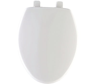 Bemis 120-000 Extra Long Plastic Toilet Seat White 