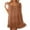 01-Brown1849, variant on Wxolcjlv Womens Solid Nightgown Lace Ruffle Strap Loose Mini Dress Sleepwear