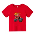 thumbnail image 3 of Camisetas divertidas de algodón para niños con dibujos animados de Blaze y los Monster Machines, camisetas geniales de verano para bebés, camisetas para niños, ropa para niñas, 3 of 5