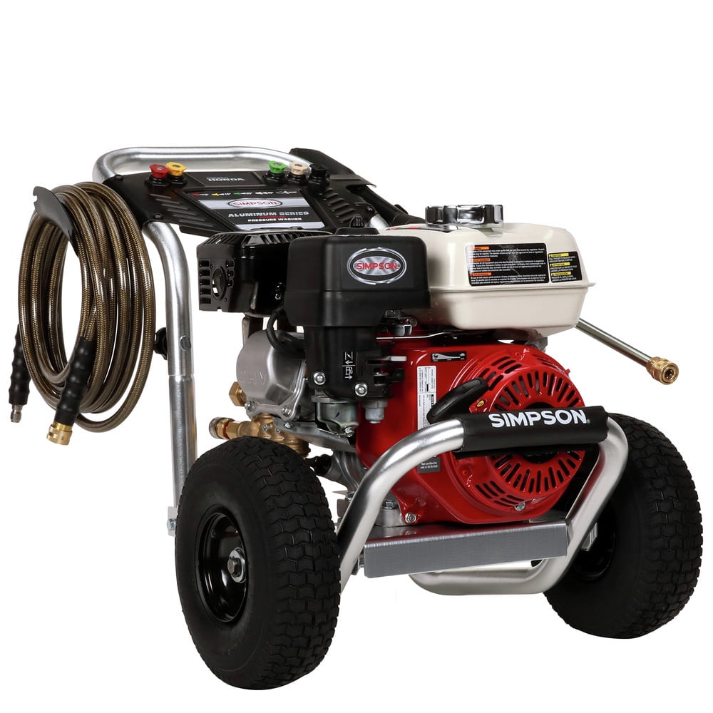 Simpson 60735 Aluminum 3400 PSI 2.5 GPM Professional Gas Pressure