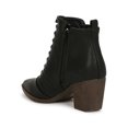 thumbnail image 3 of Woven Front Pointed Toe Ankle Bootie 19940, 3 of 6