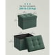 thumbnail image 3 of Otomana plegable SONGMICS Retro Green ULSF102C01, 3 of 6