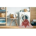 thumbnail image 2 of Ahgly Company Tapis d'Intérieur Ronds Transitionnels Pastel Rose Lavables à la Machine, 8 Pieds Rond, 2 of 7