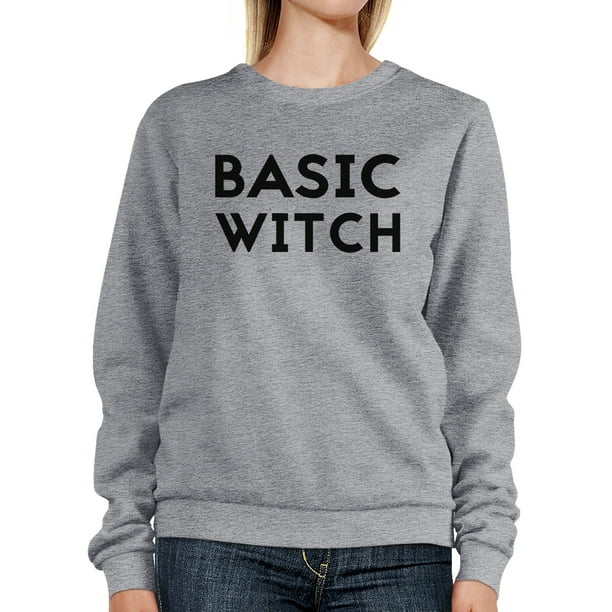 365 Printing Basic Witch Sweatshirt Funny Graphic Pullover Sweaters