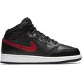 thumbnail image 3 of Kids Air Jordan 1 Mid GS Black Gym Red White 554725-009, 3 of 3