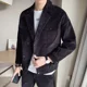 thumbnail image 4 of Reseñas de chaquetas de pana para hombre de color sólido de moda para hombre, muchas entregas rápidas, ropa estética barata, ofertas nuevas, 4 of 4