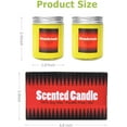 thumbnail image 4 of Citronella Candles Set 2, 2 x 8 Oz Each Scented Candle Natural Soy Wax, Outdoor and Indoor，50 Hours Burn Time, 2 Pack, 4 of 8