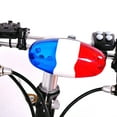 thumbnail image 6 of Morima Bicycle Police Siren Bike LED Light Electric Horn Bicycle Police Sound Light 4 Sounds Melody Bicycle Power Horn Siren Be, 6 of 6