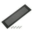 thumbnail image 1 of Cubierta de ventilación de puerta Uxcell 13.8 x 3.1" con tornillo negra, 1 of 7