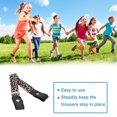 thumbnail image 5 of Sonducket Cinturón sin hebilla Suministros de armario para niños Niñas a cuadros morados y negros Cinturones estampado de leopardo Sonducket AP008680-05, 5 of 5