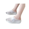 thumbnail image 3 of Woobling Chaussures Décontractées pour Femmes à Enfiler Ballerines Bout Rond Pantoufles Antidérapantes Mules Sabots de Travail Blanc 7.5, 3 of 6